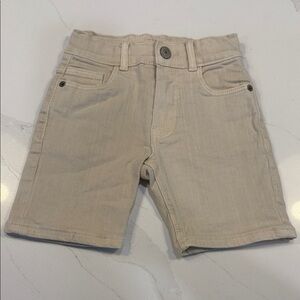 Kids Beige Stretch Shorts